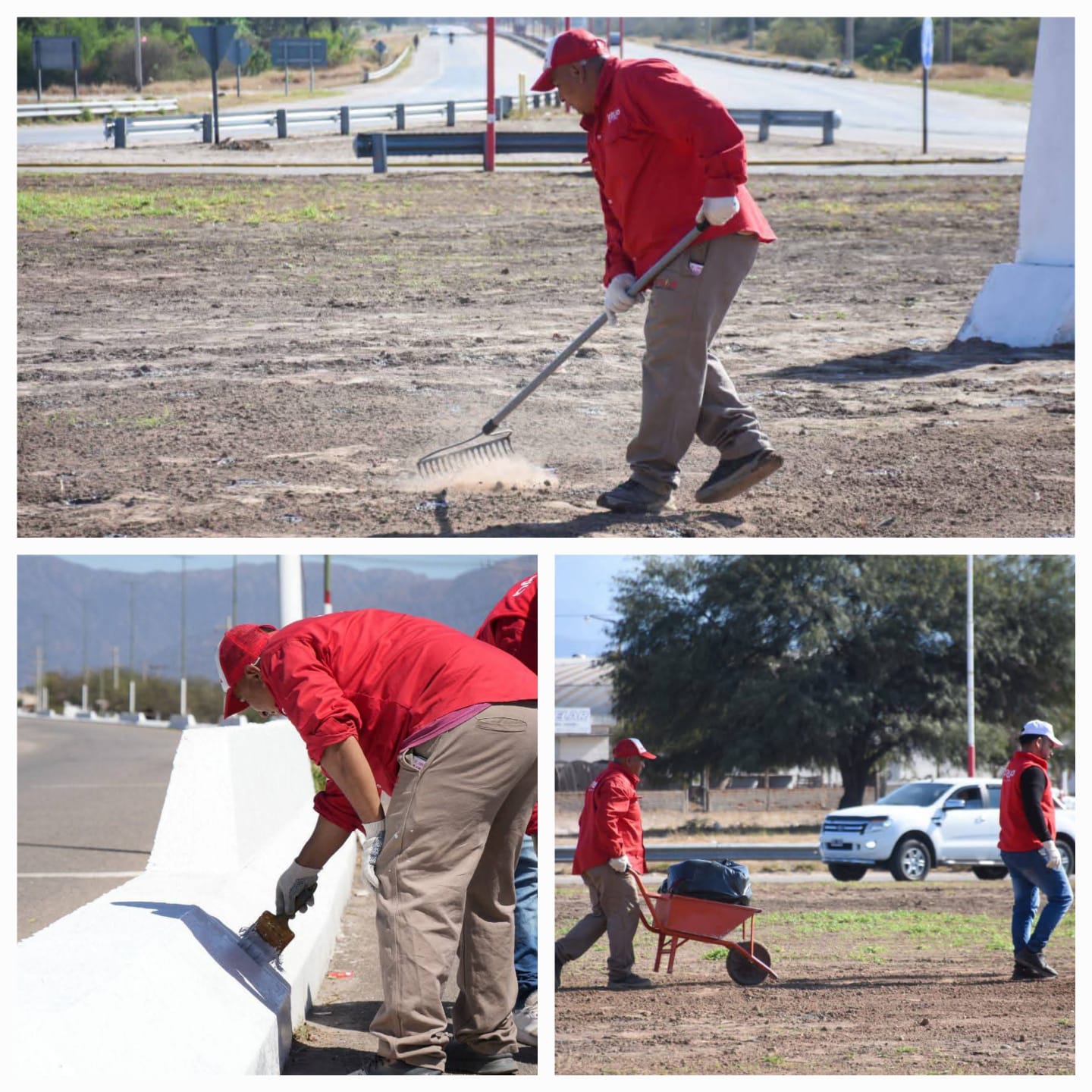 El Municipio Capital recupera las rotondas de acceso a la Ciudad.