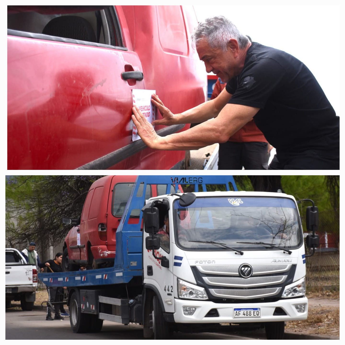 Rioja Limpia, Rioja Linda. El Municipio Capital sigue levantando chatarra en la Ciudad.