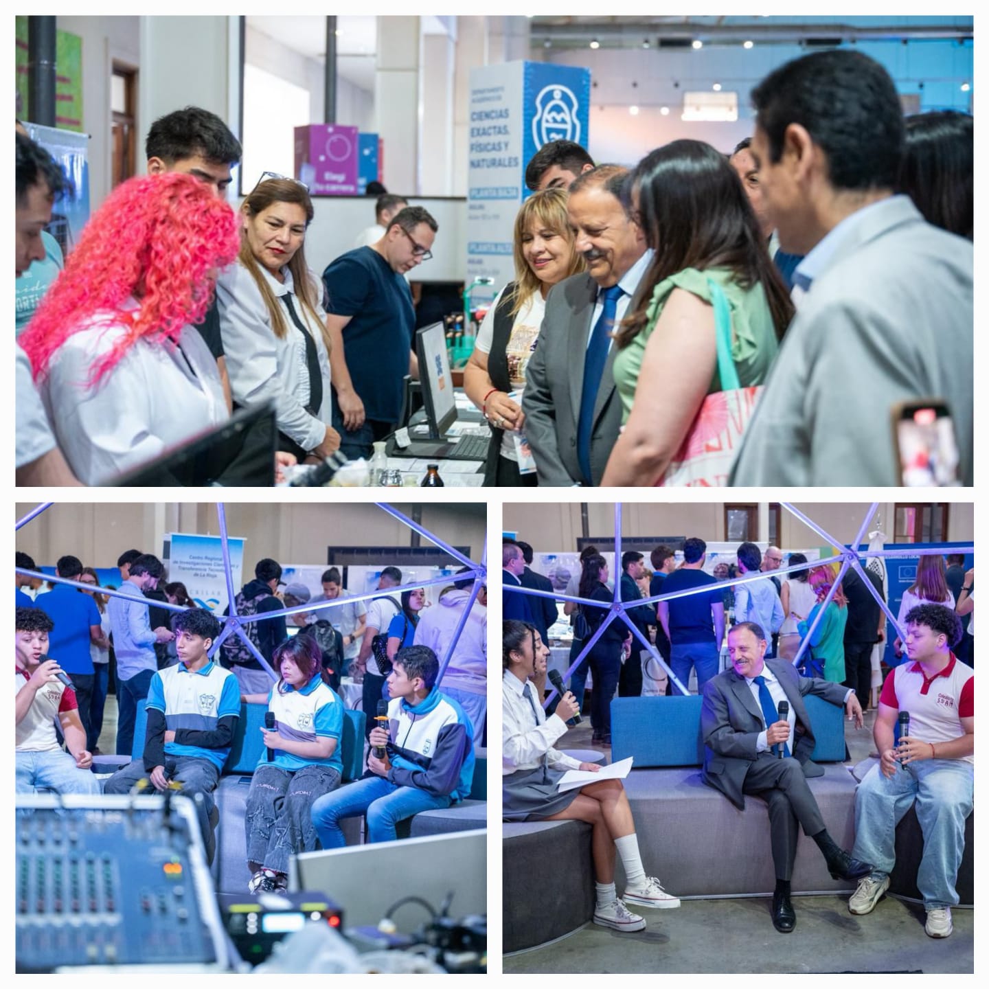 Rioja Futura 2025: instituciones públicas y privadas expusieron sus producciones científicas, académicas y tecnológicas