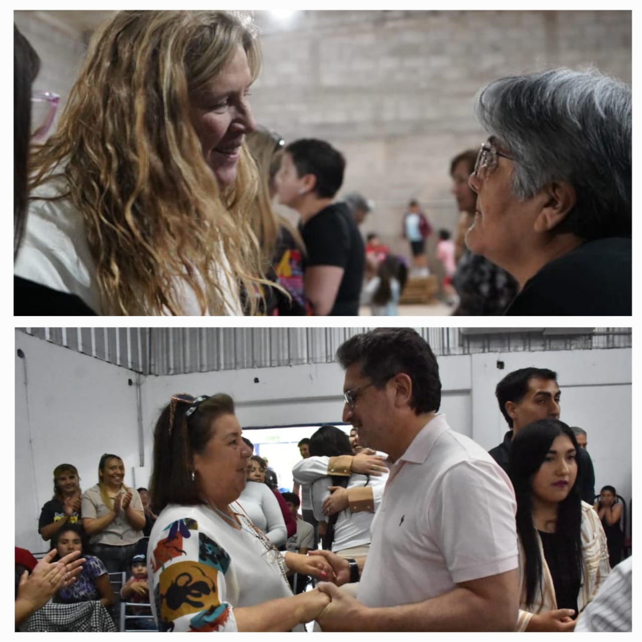 Gabriela Pedrali y Ricki Herrera recorrieron el departamento Rosario Vera Peñaloza.