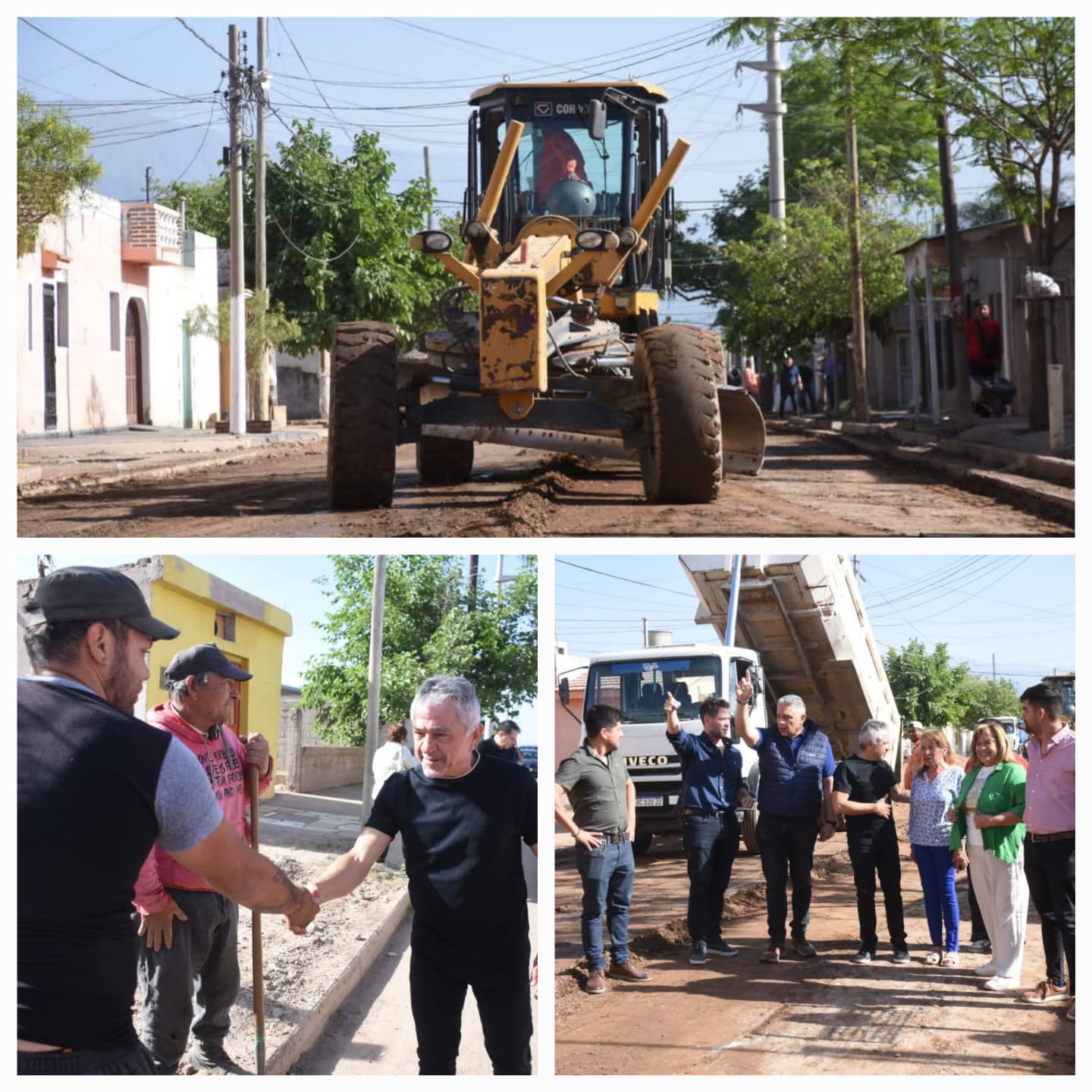 El Frente Fuerza Federal acompaña el desarrollo de obras que transforman los Barrios.