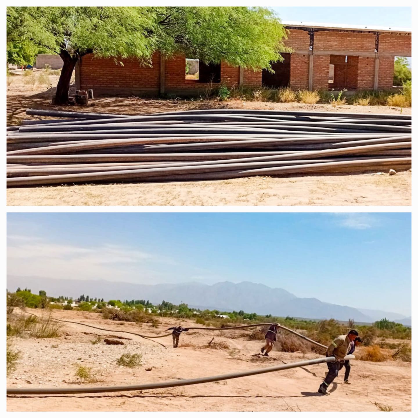 El Gobierno Provincial inicia un nuevo acueducto en Nonogasta para garantizar un suministro de agua seguro y eficiente