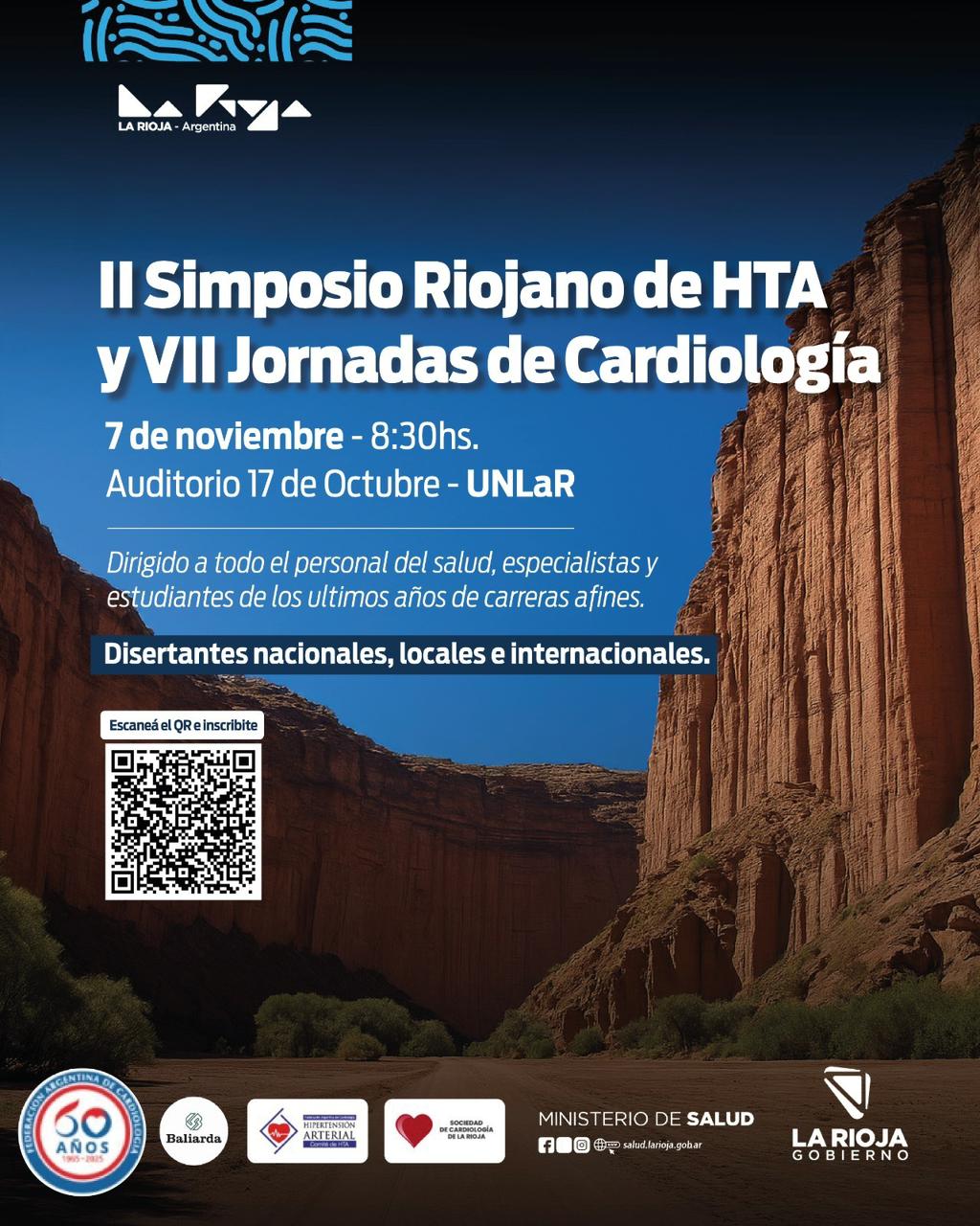 La Rioja concretará el 2° Simposio Riojano de Hipertensión Arterial