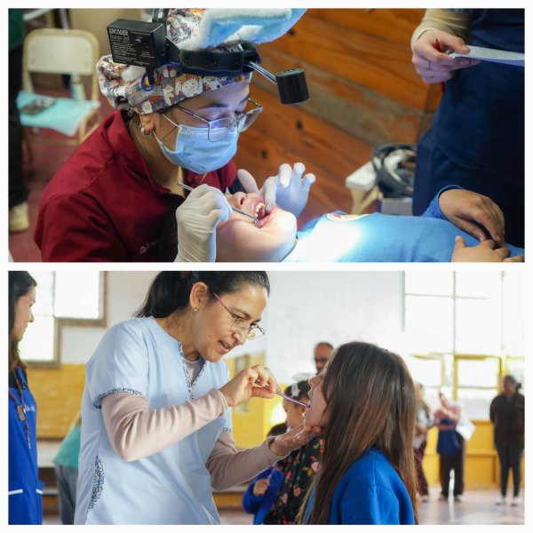 Crecer Sanos acerc&oacute; atenci&oacute;n odontol&oacute;gica a unos 100 estudiantes de primer grado para prevenir y tratar caries