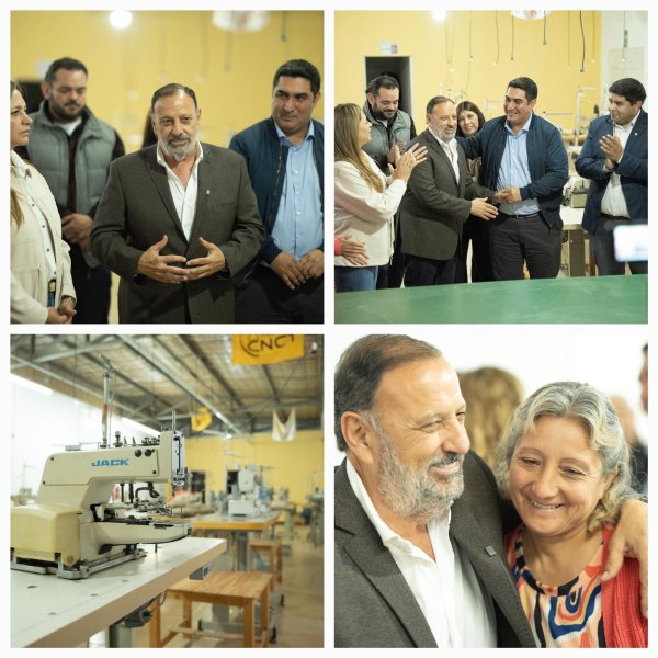 En Tama Quintela comprometi&oacute; el acompa&ntilde;amiento del Gobierno provincial para reactivar la Cooperativa Textil San Expedito