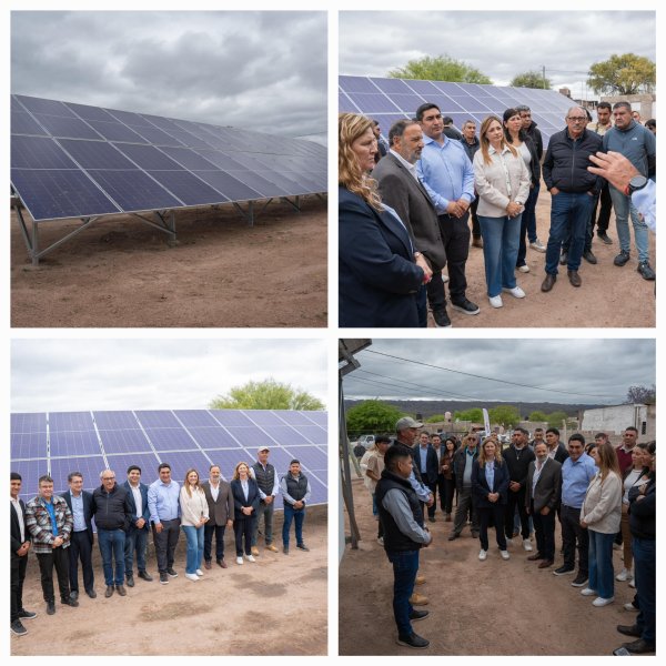 La Provincia avanza con su pol&iacute;tica de energ&iacute;as renovables: Quintela inaugur&oacute; un nuevo parque solar en Tama