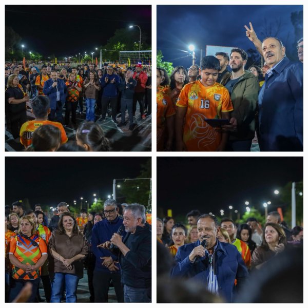 Quintela inaugur&oacute; nueva iluminaci&oacute;n en la avenida Madre Teresa de Calcuta que beneficia a vecinos de nueve barrios