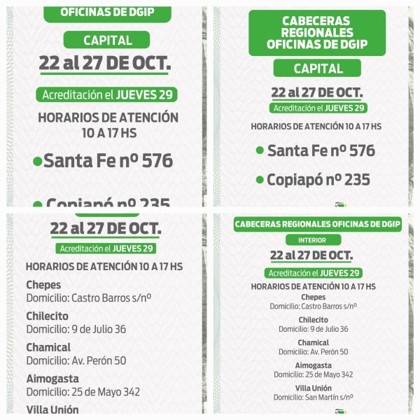 Este jueves comienza un nuevo operativo de rescate anticipado de Chachos en Capital y el interior