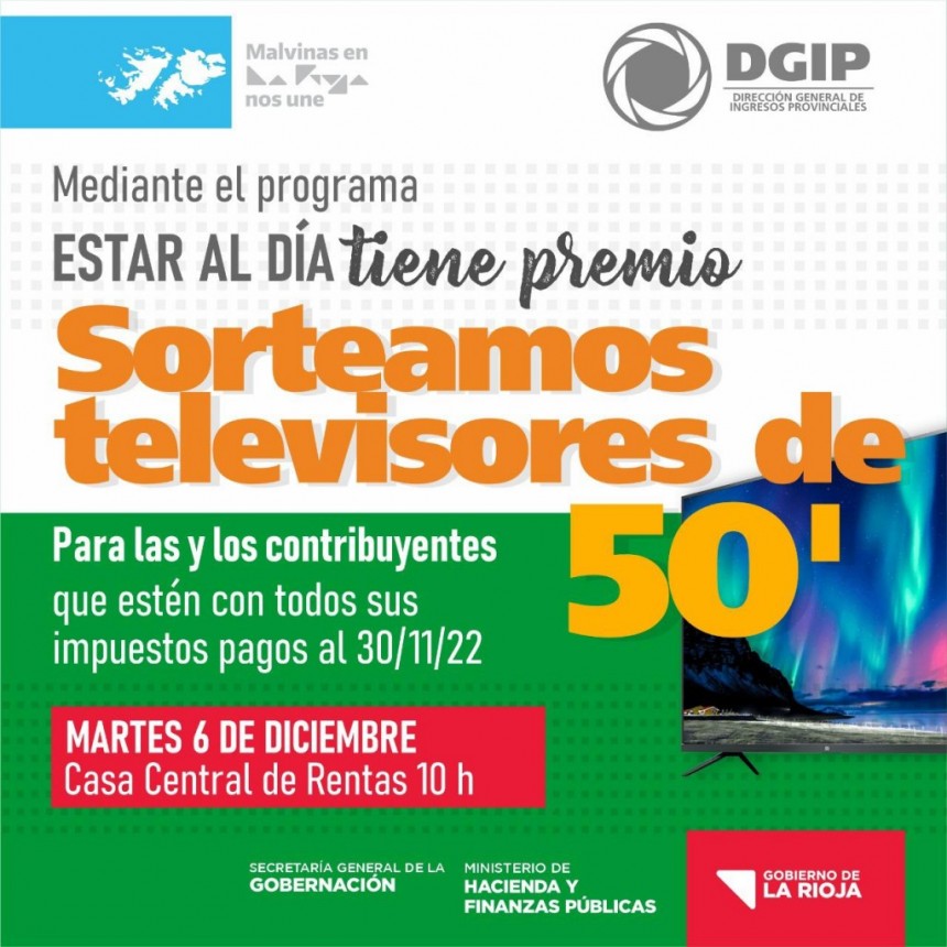 Rentas premia a las y los Contribuyentes que esten al dia con el pago de todos los impuestos.