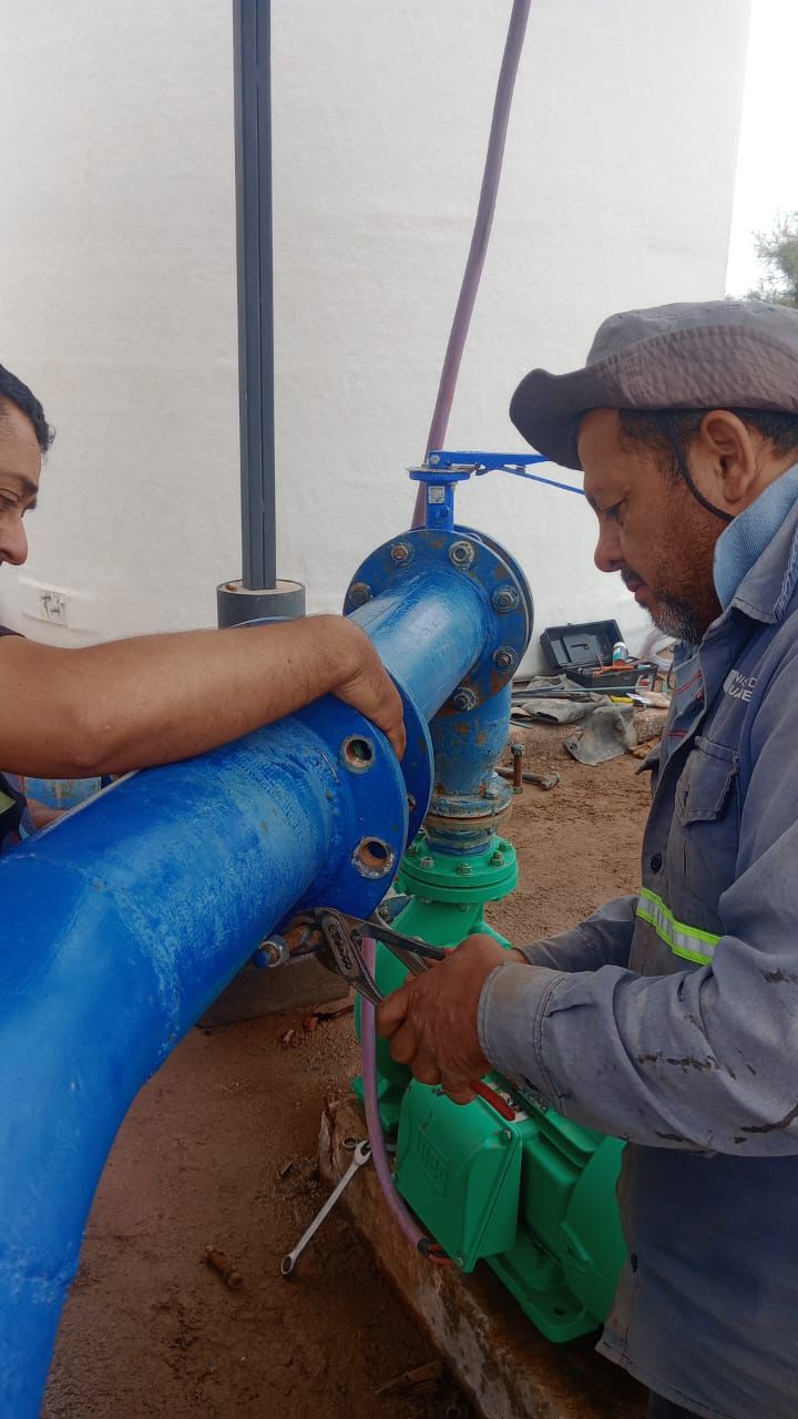 El Gobierno Provincial avanza con el operativo de mantenimiento del sistema de distribución de agua potable en toda La Rioja