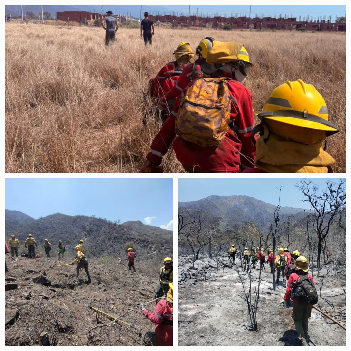 El incendio forestal en la Capital está contenido pero sigue la lucha contra el fuego