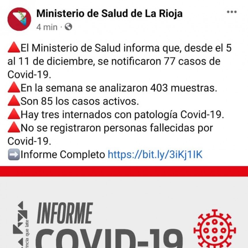 Informe Semanal Covid 19