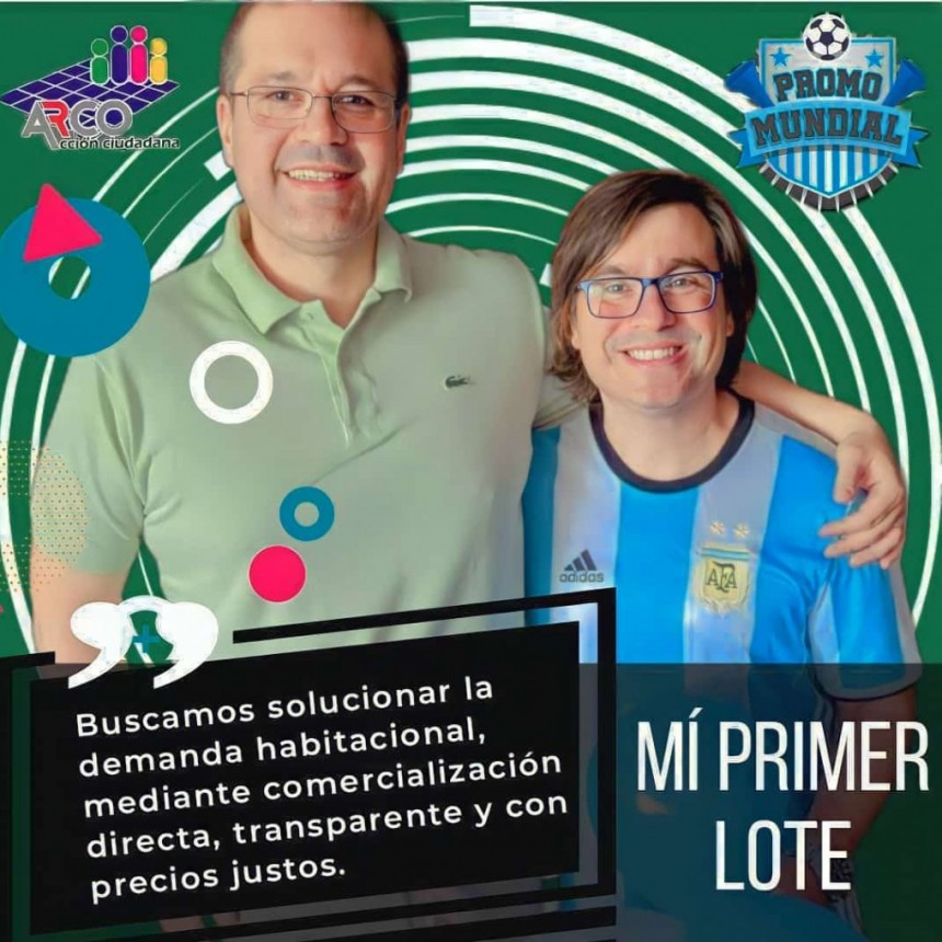 Arco de Acción Ciudadana lanzó la tercera edición del programa “Mi primer Lote”