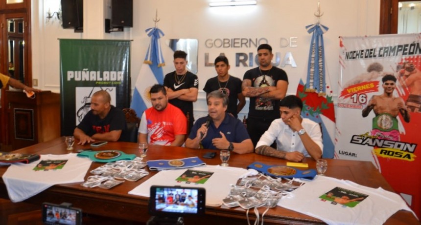 “Sansón” Rosa: “Estoy muy contento por volver a pelar en mi provincia”