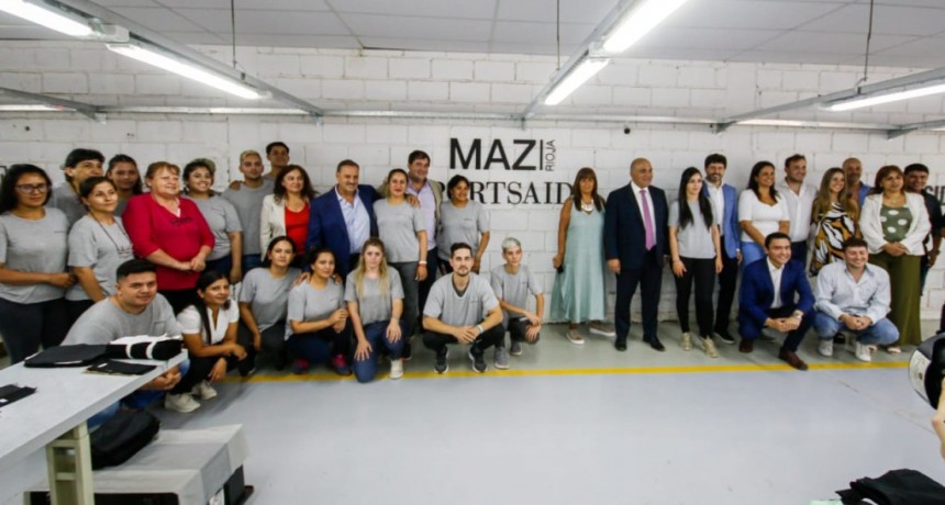 La empresa textil Maz Rioja se radica en la provincia para generar más empleo en la provincia