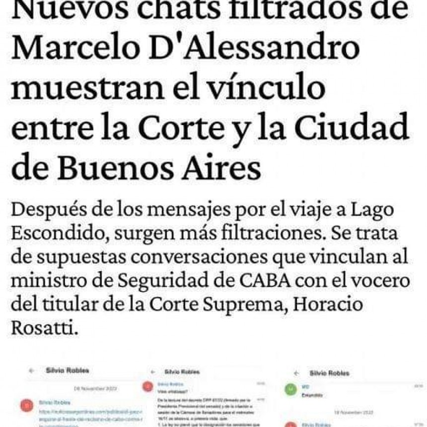 Quintela. Contra los integrantes de la Corte Suprema