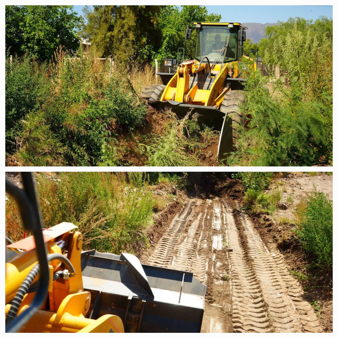 El Municipio de la Capital intervino en el barrio Los Girasoles