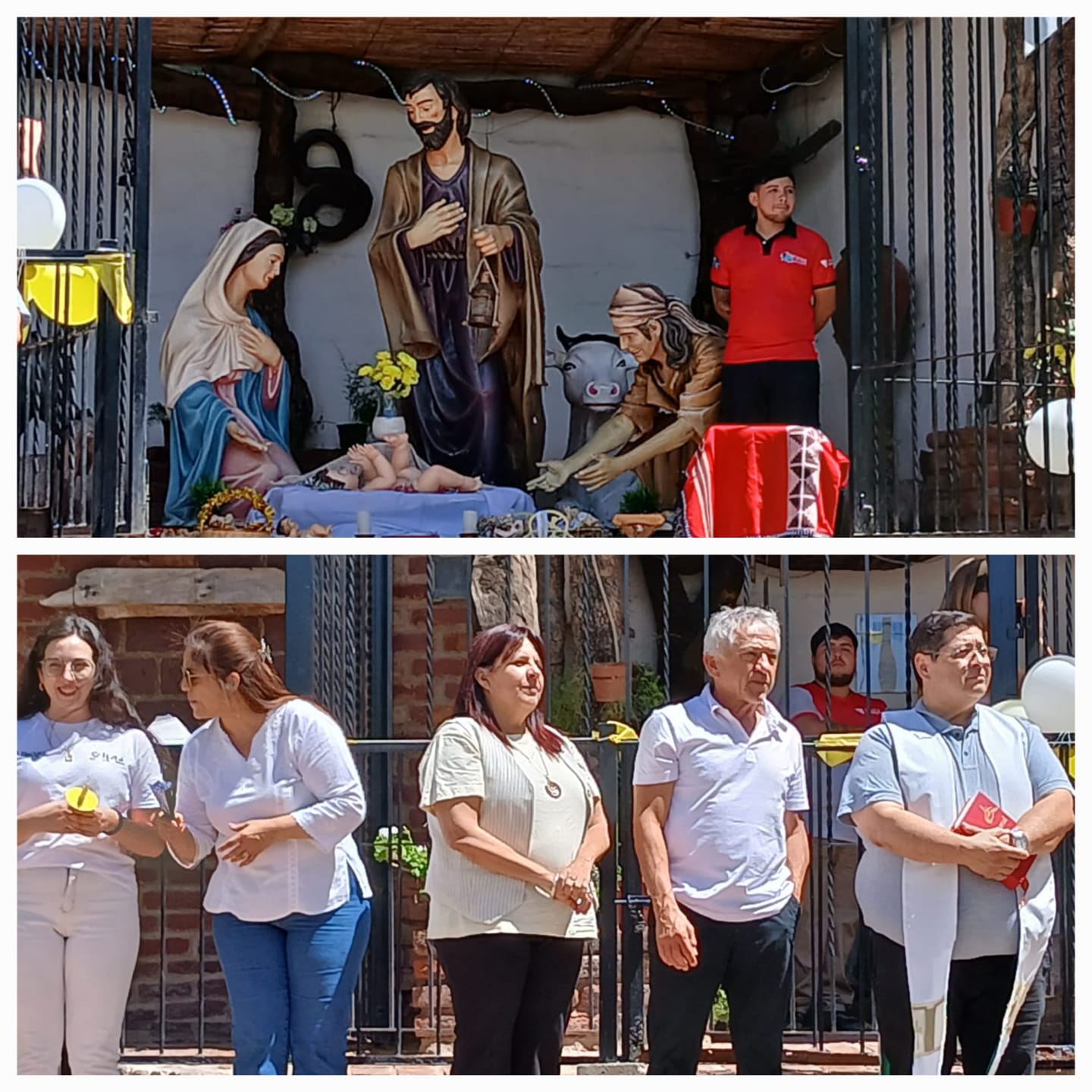 Gran concurrencia de devotos en la Plaza del Pesebre en las vísperas del Niño Dios