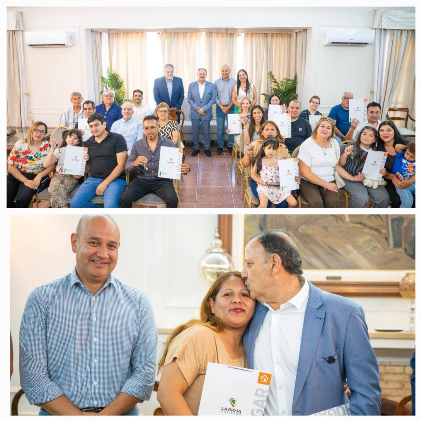 Diez familias riojanas cumplieron el sueño de la casa propia a través del programa Llave en Mano