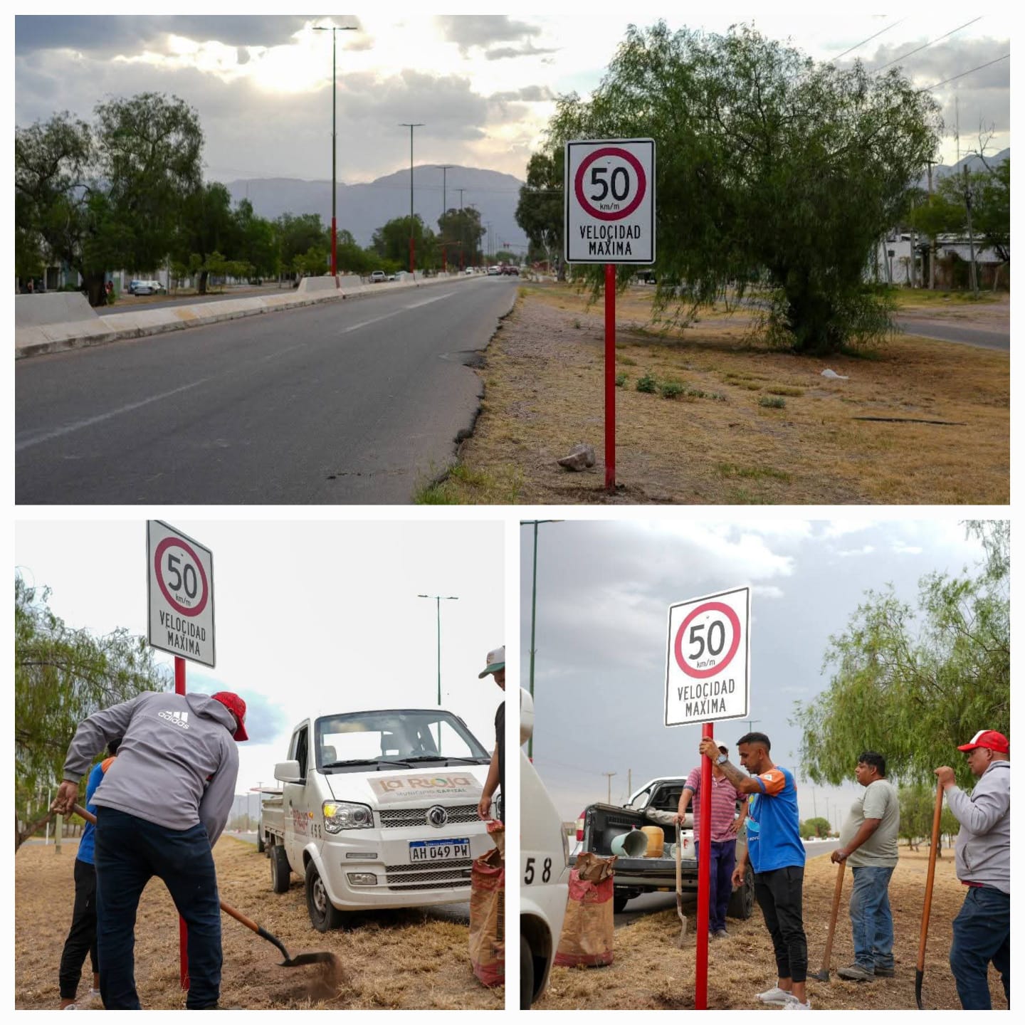 Orden en la Ciudad. Se colocaron nuevas señales viales en la zona Este. 