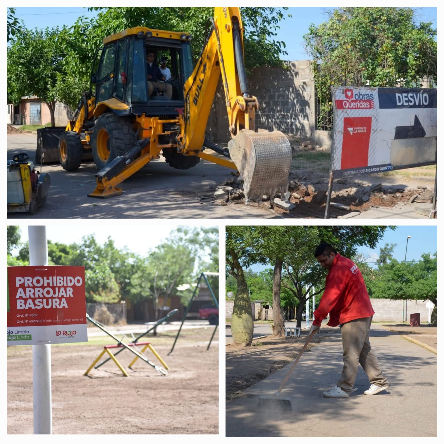 Zona Este. El Municipio Capital cumplió con un operativo en el Barrio Argentino 